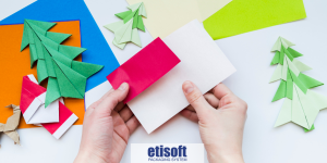 Składanie papieru wg Origami. Ozdoby świąteczne z papieru i tektury? Czemu nie. Fb